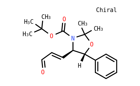1,1-Dimethylethyl (4R,5R)-2,2-dimethyl-4-[(1E)-3-oxo-1-propen-1-yl]-5-phenyl-3-oxazolidinecarboxylate